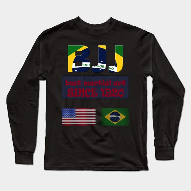 BJJ - best martial art since 1920 Long Sleeve T-Shirt by OnuM2018